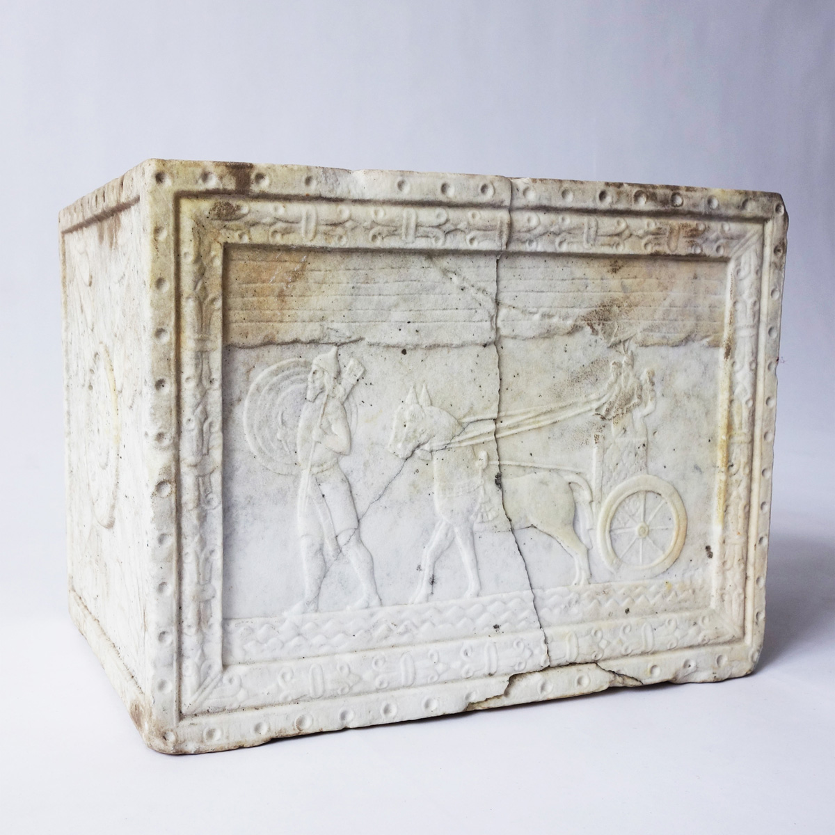 Carved Marble Planter