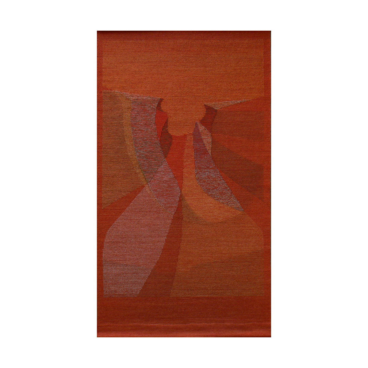 Abstract Woven Wall Hanging by Theo Moorman