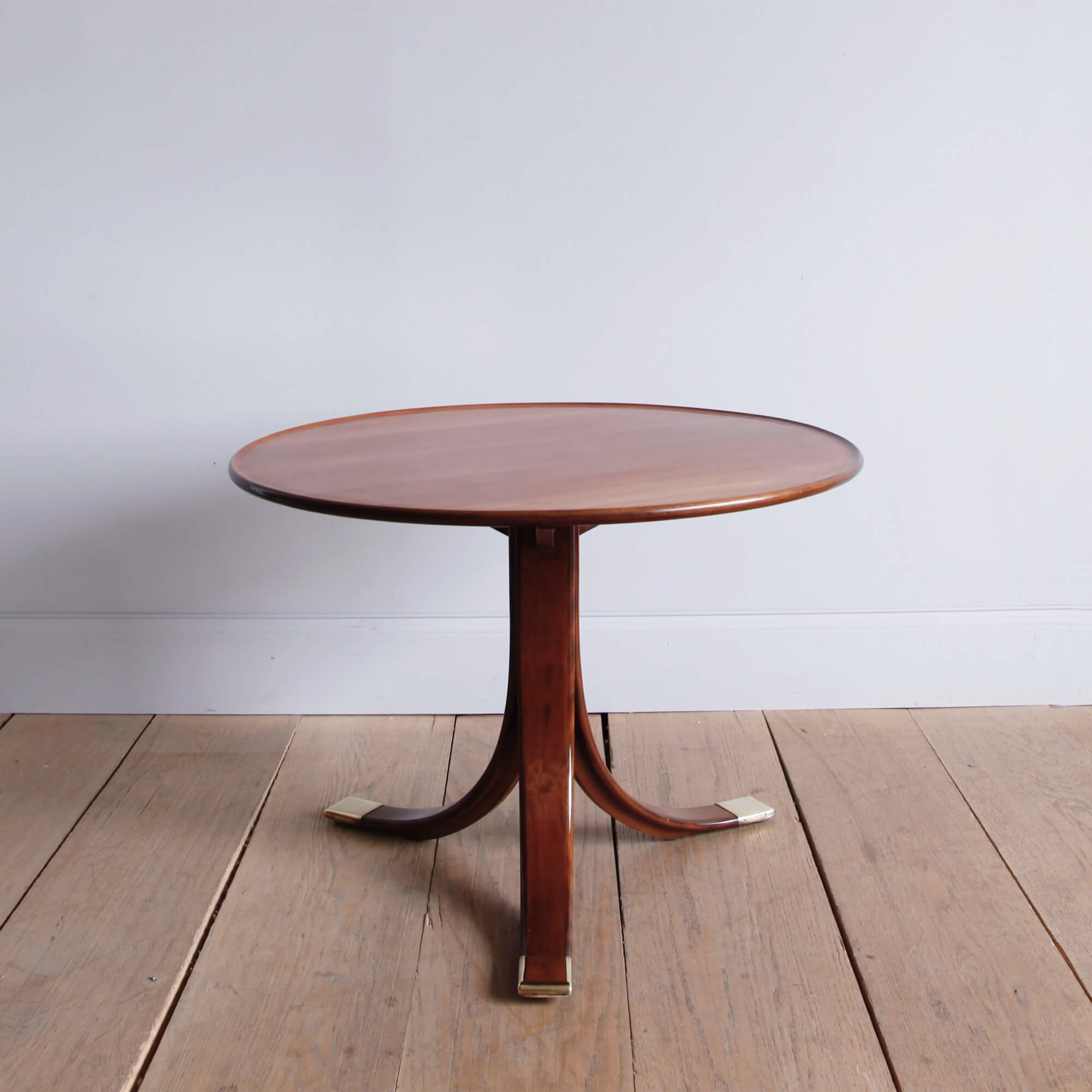Circular Mahogany Side Table by Frits Henningsen