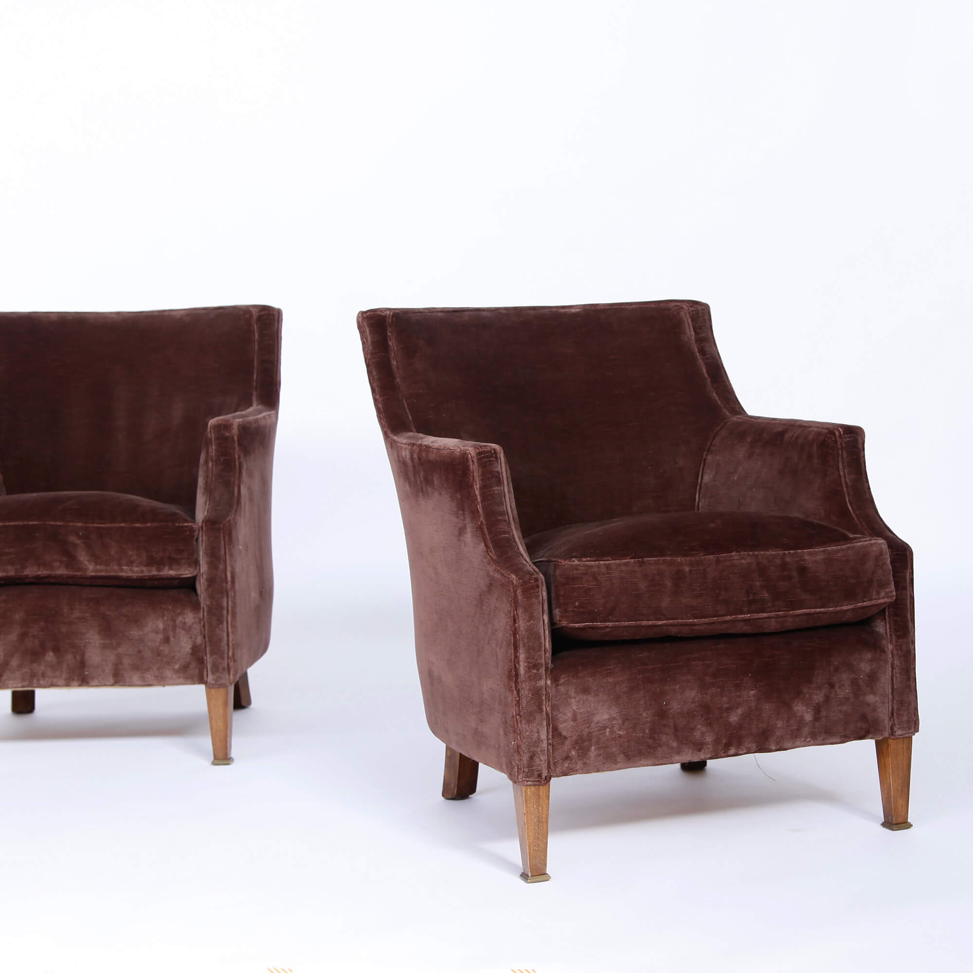 Pair of Modern French Easy Chairs
