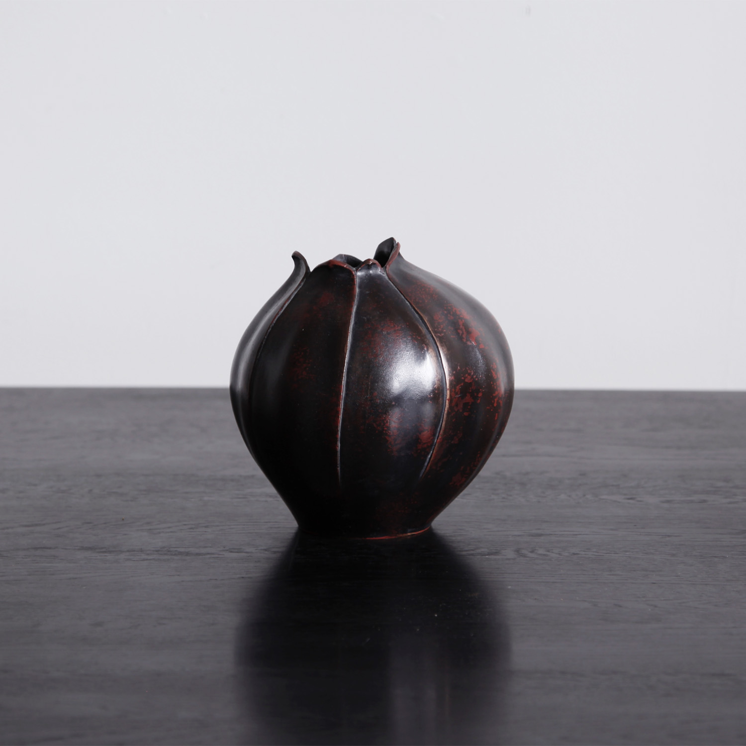 Japanese  Lotus-form Vase