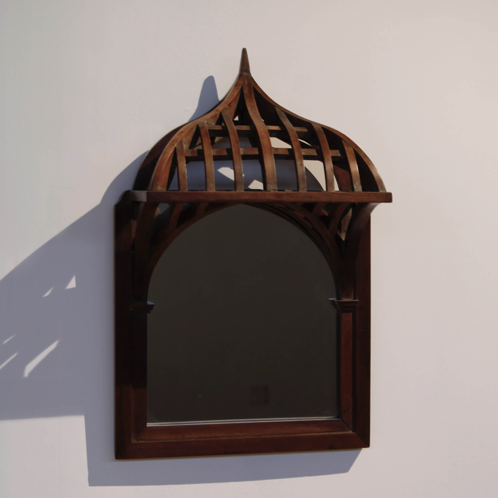 19th century French Architectural Model Mounted on Mirror