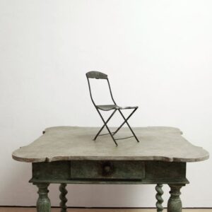 Antique French Model of a Metal Garden Chair