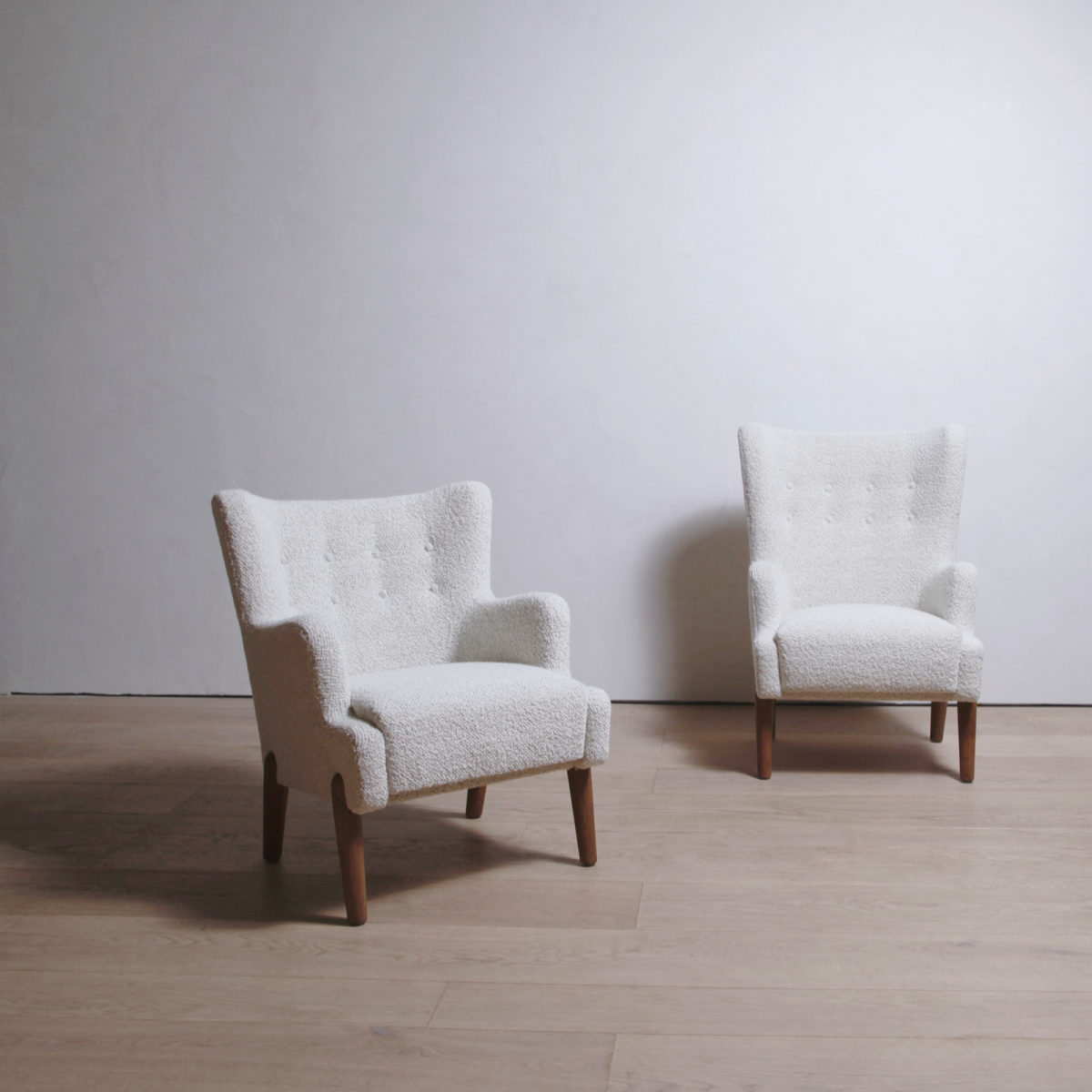 Pair of Arm Chairs by Eva and Nils Koppel - Lawton Mull