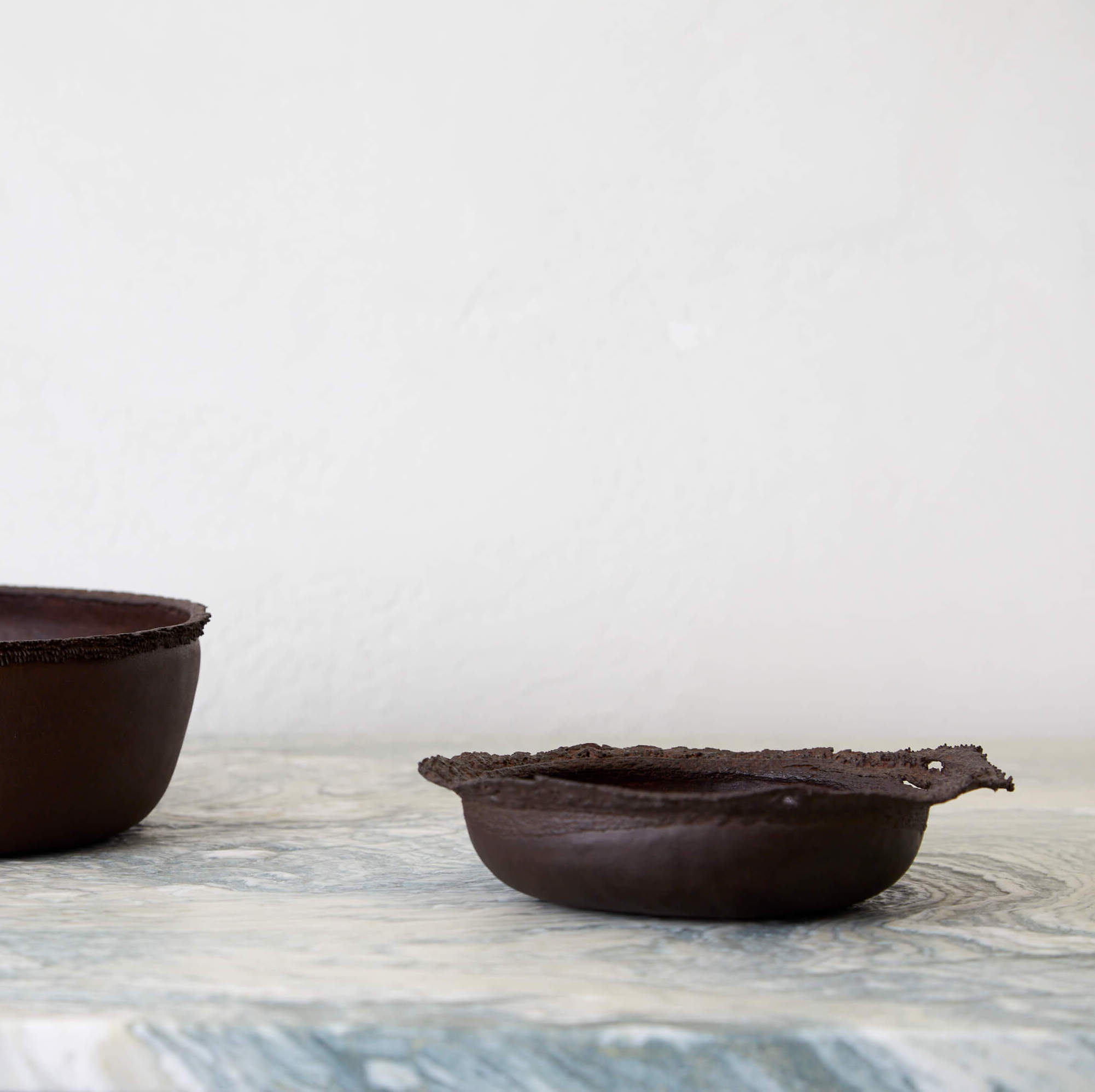 Hammered Iron bowls by Aki Rusu