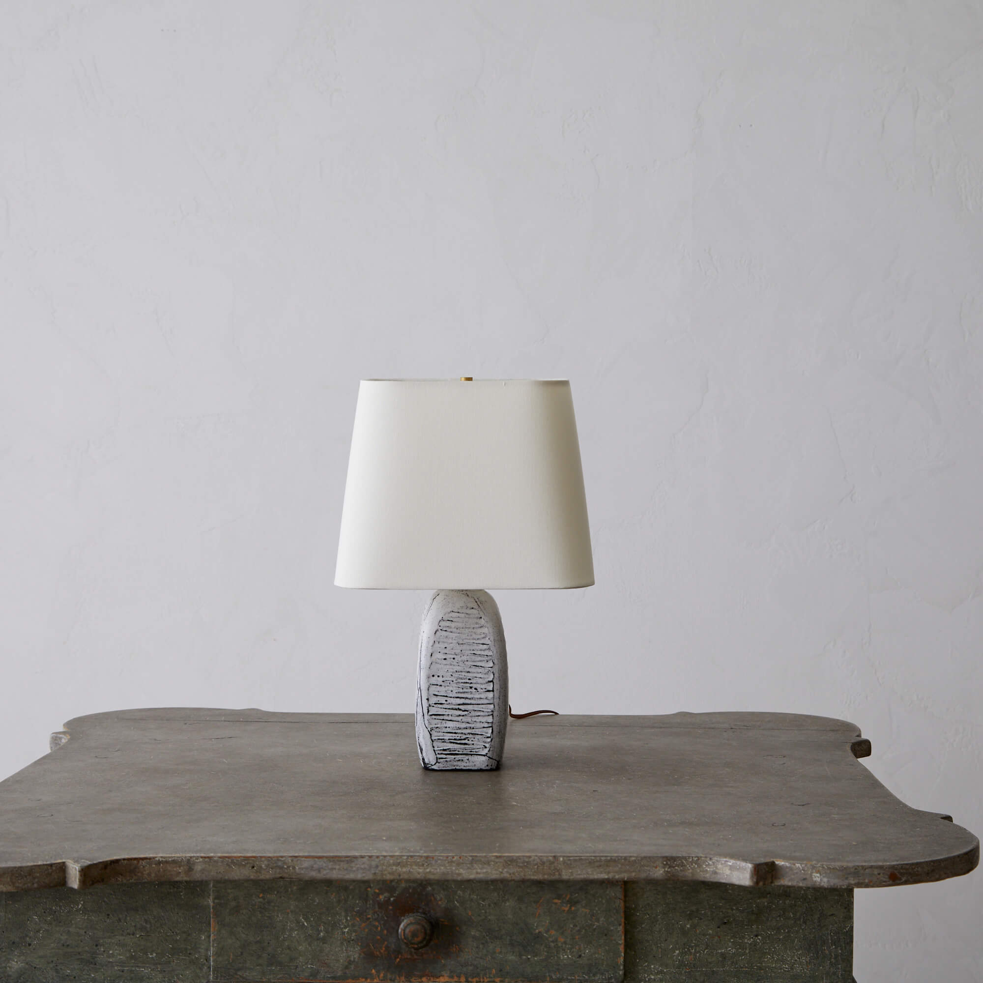 Ceramic table lamp by Svend Hammershoi