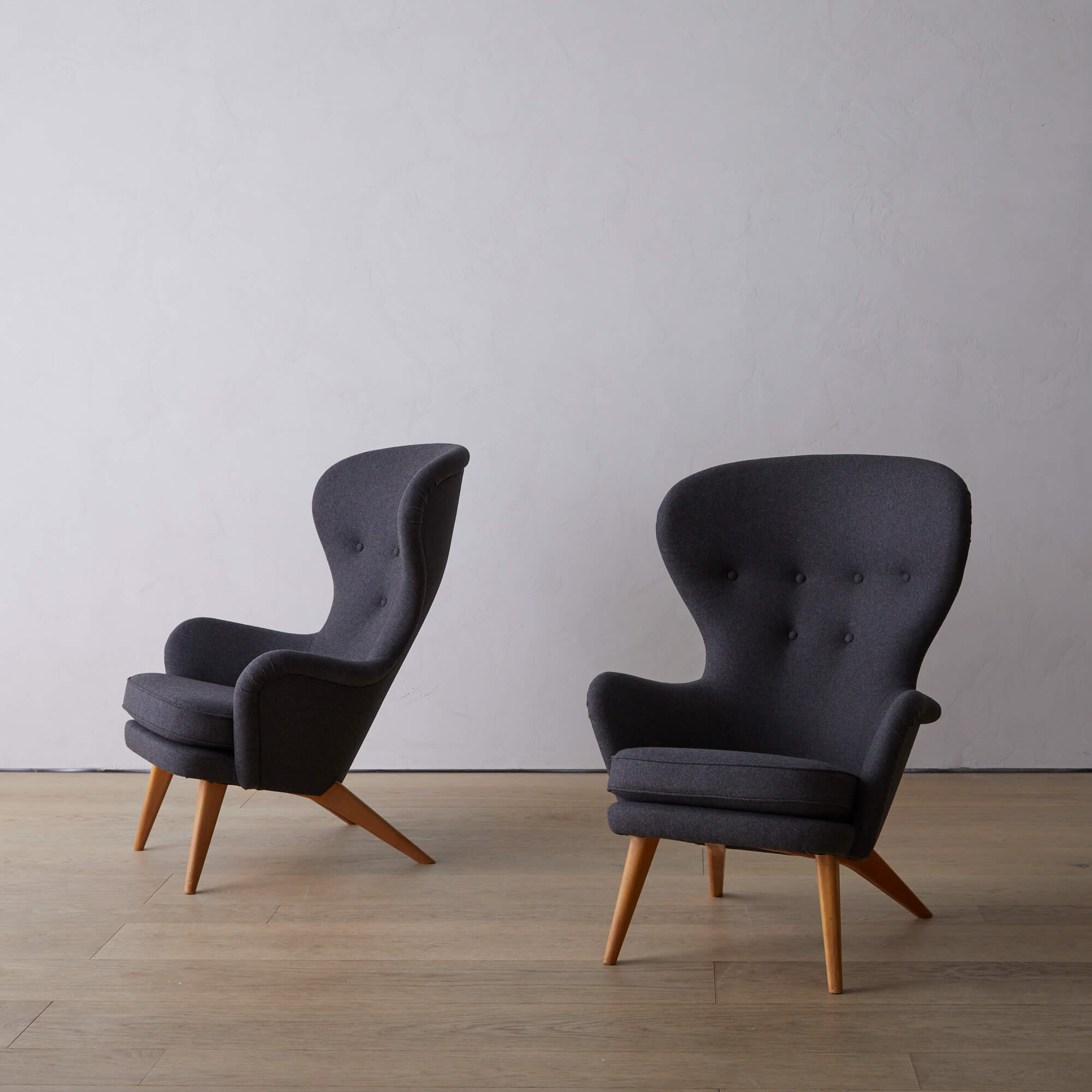Pair of Carl Gustaf Hiort af Ornas "Siesta" Chairs