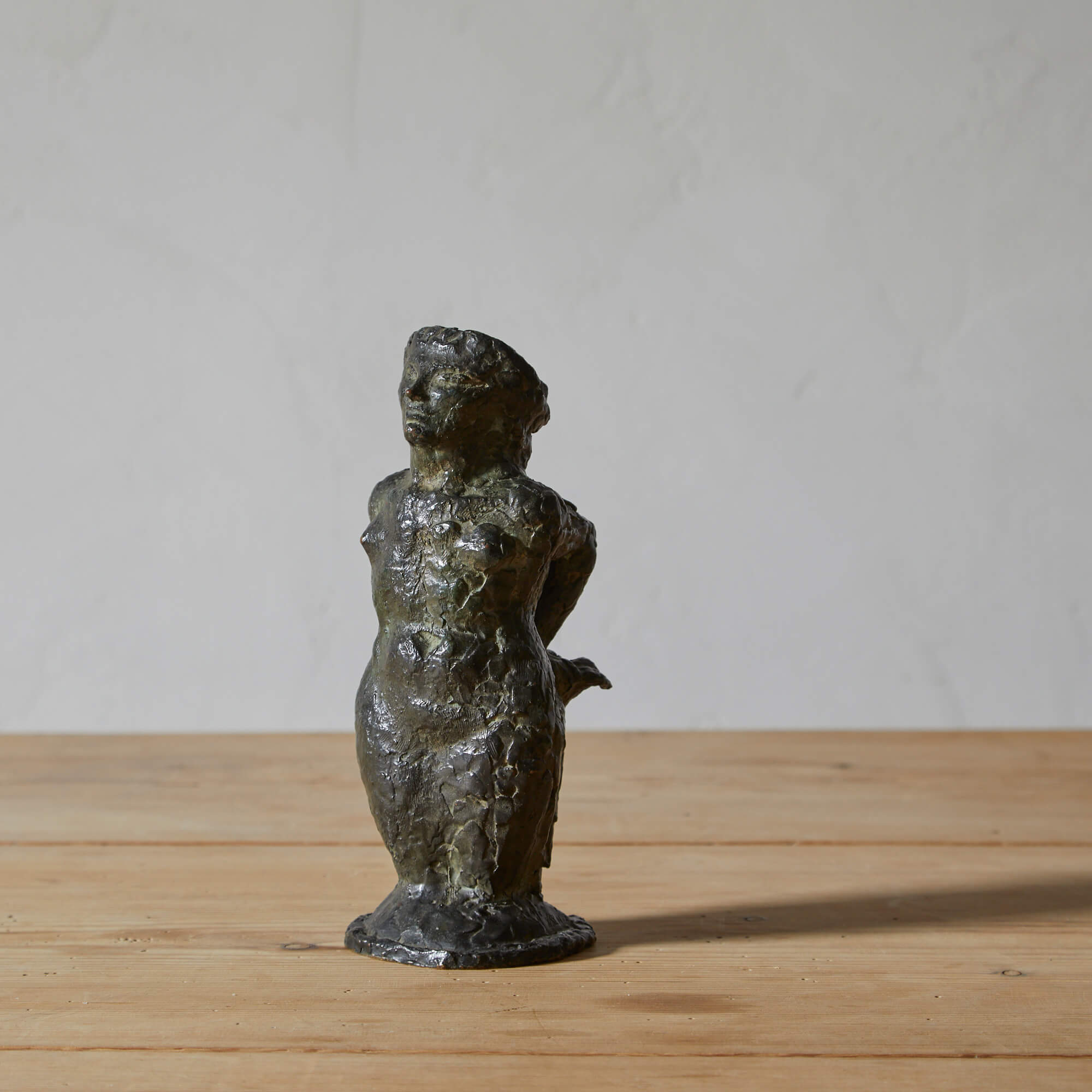 Bronze Sculptural Vessel of a Kneeling Woman by Emile-Antoine Bourdelle