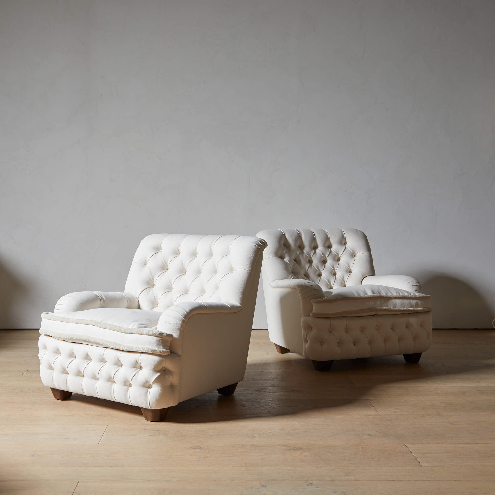 Pair of 1930s Lounge Chairs by Hans Buser