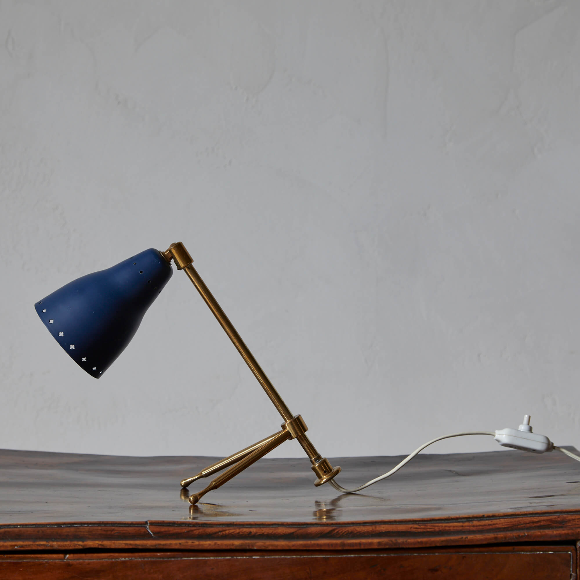 Petite Brass desk lamp by Falkenbergs Belysning