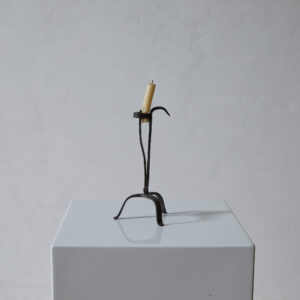 Wrought iron candle holder