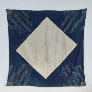 INDIGO DYED COTTON SASHIKO FUROSHIKI