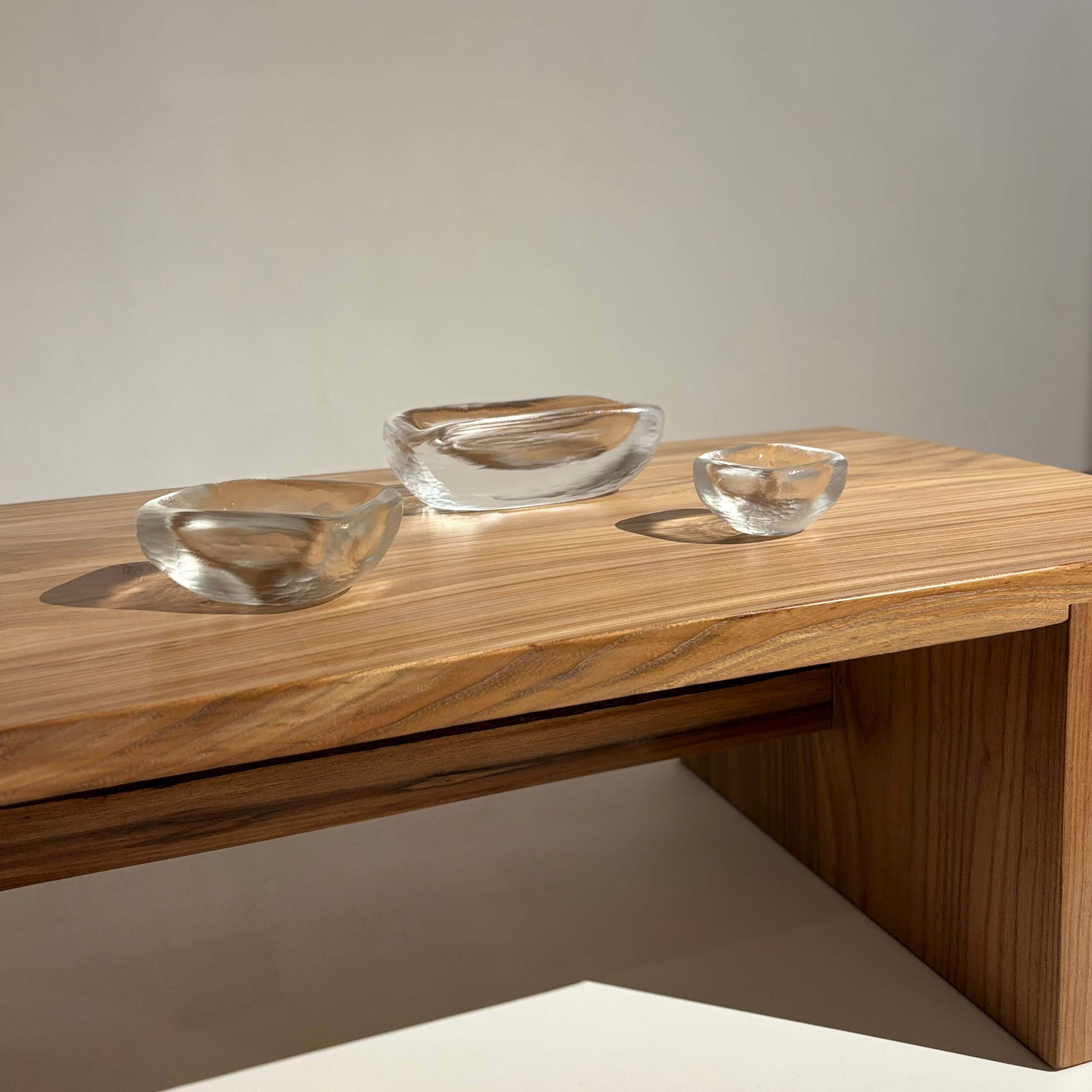 Carved Glass Bowls by Vicke Lindstrand for Orrefors