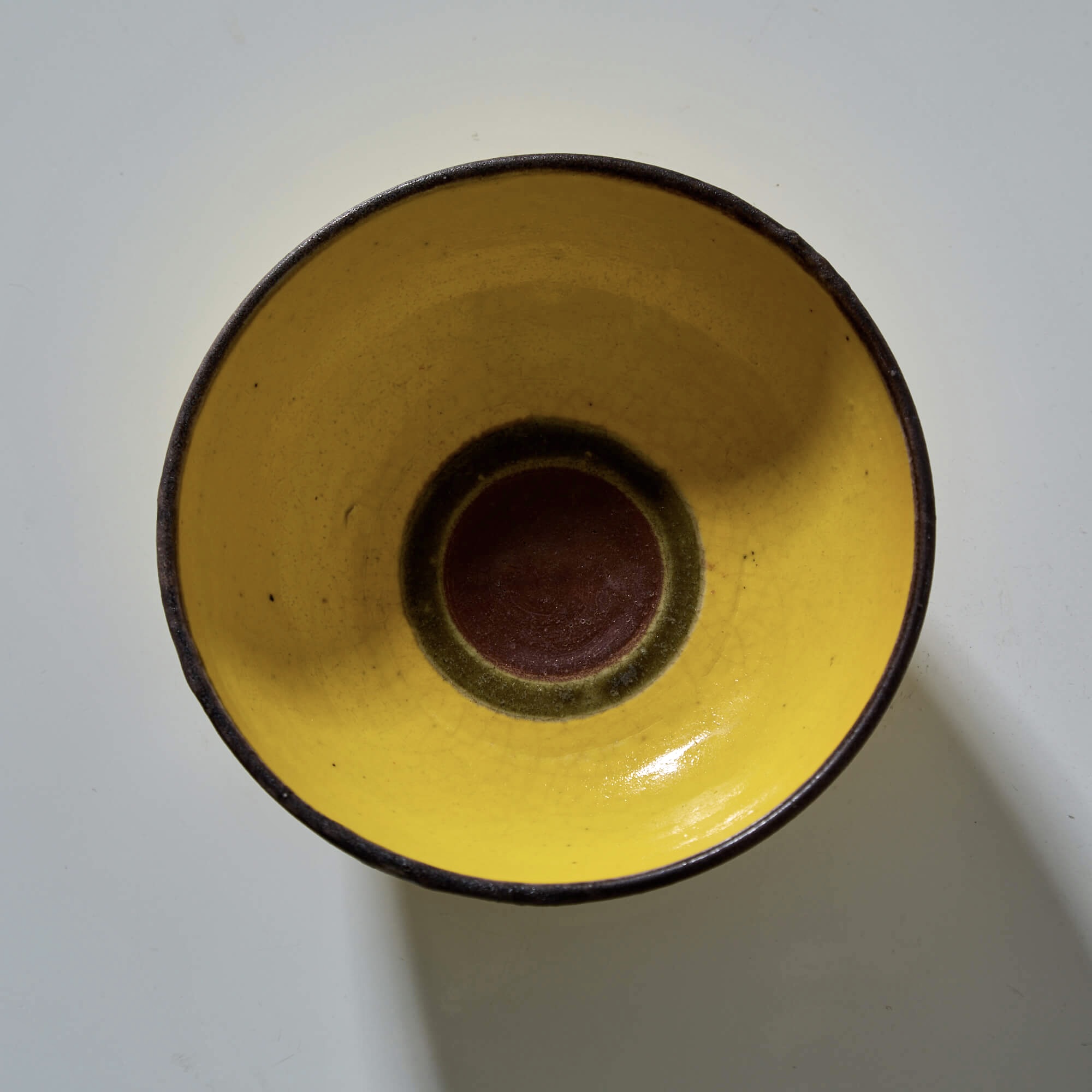 Bruno Gambone Yellow Ceramic Bowl