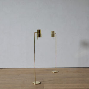 Pair of Brass Floor Lamps by Hans Agne Jakobsson, Model G-154
