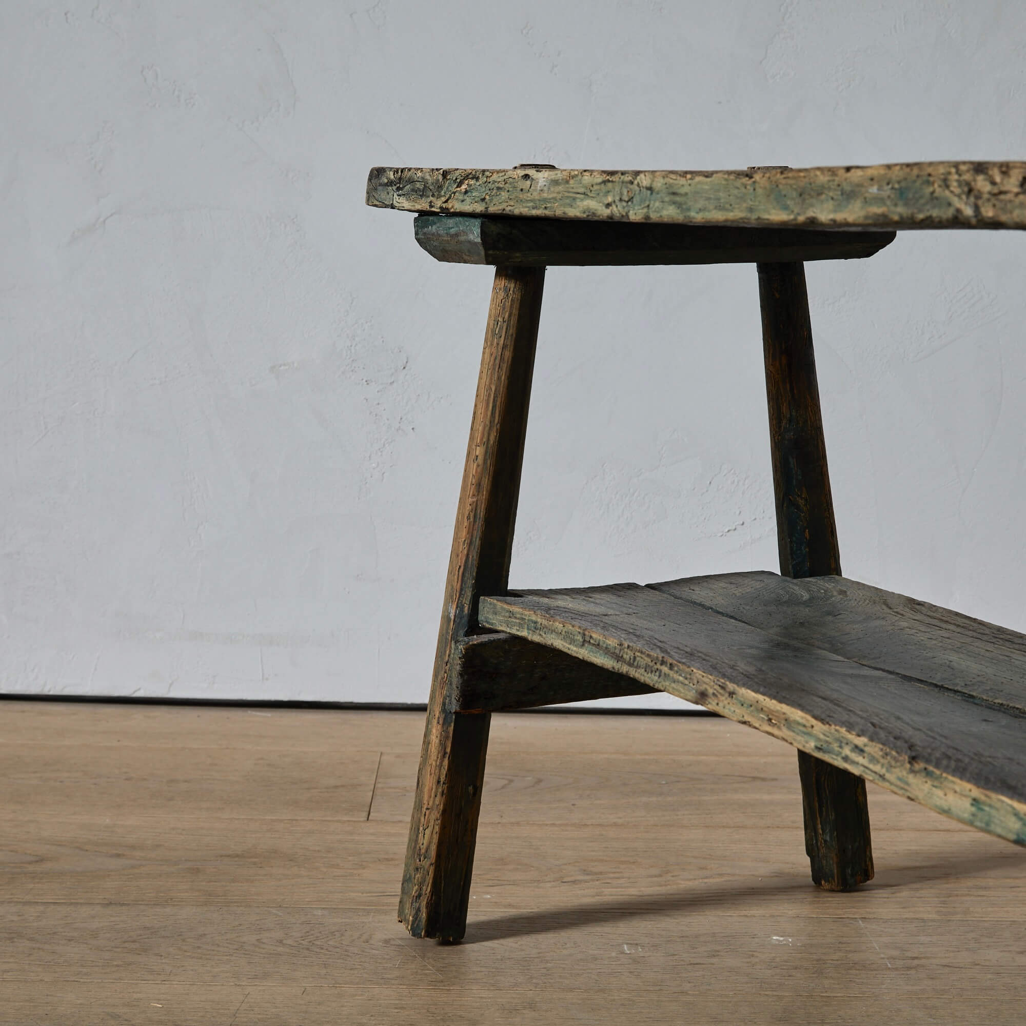 Swedish Rustic Two-Tier Etagere