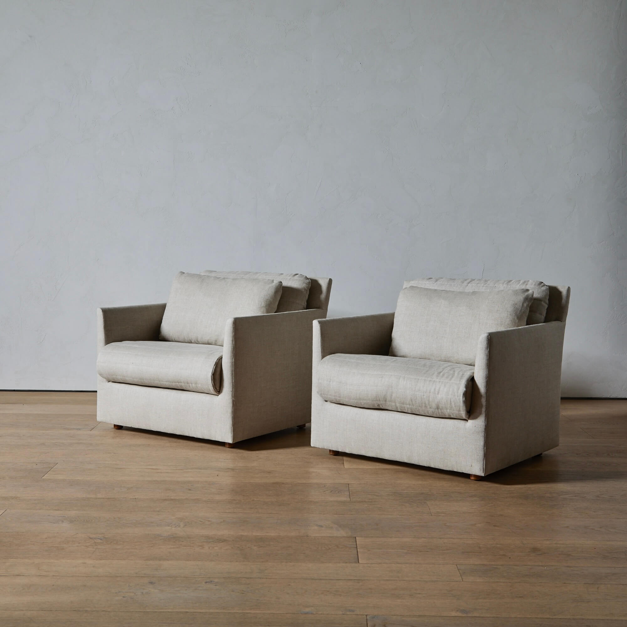 Pair of Lounge Chairs by John Saladino