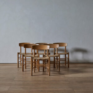 Børge Mogensen Set of 'Folkestolen' Dining Chairs