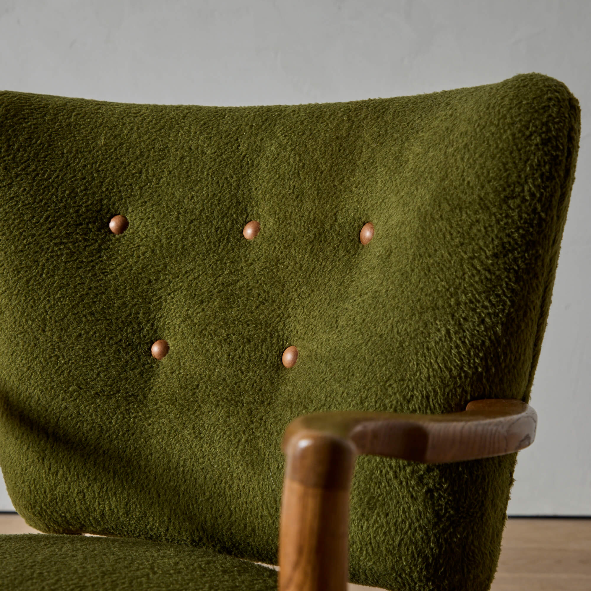 Upholstered Arm Chair by Otto Schulz (attr.)
