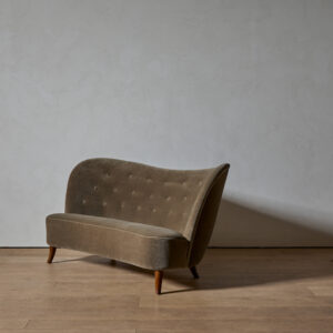 Curved Three-Seater Settee by Carl-Johan Boman