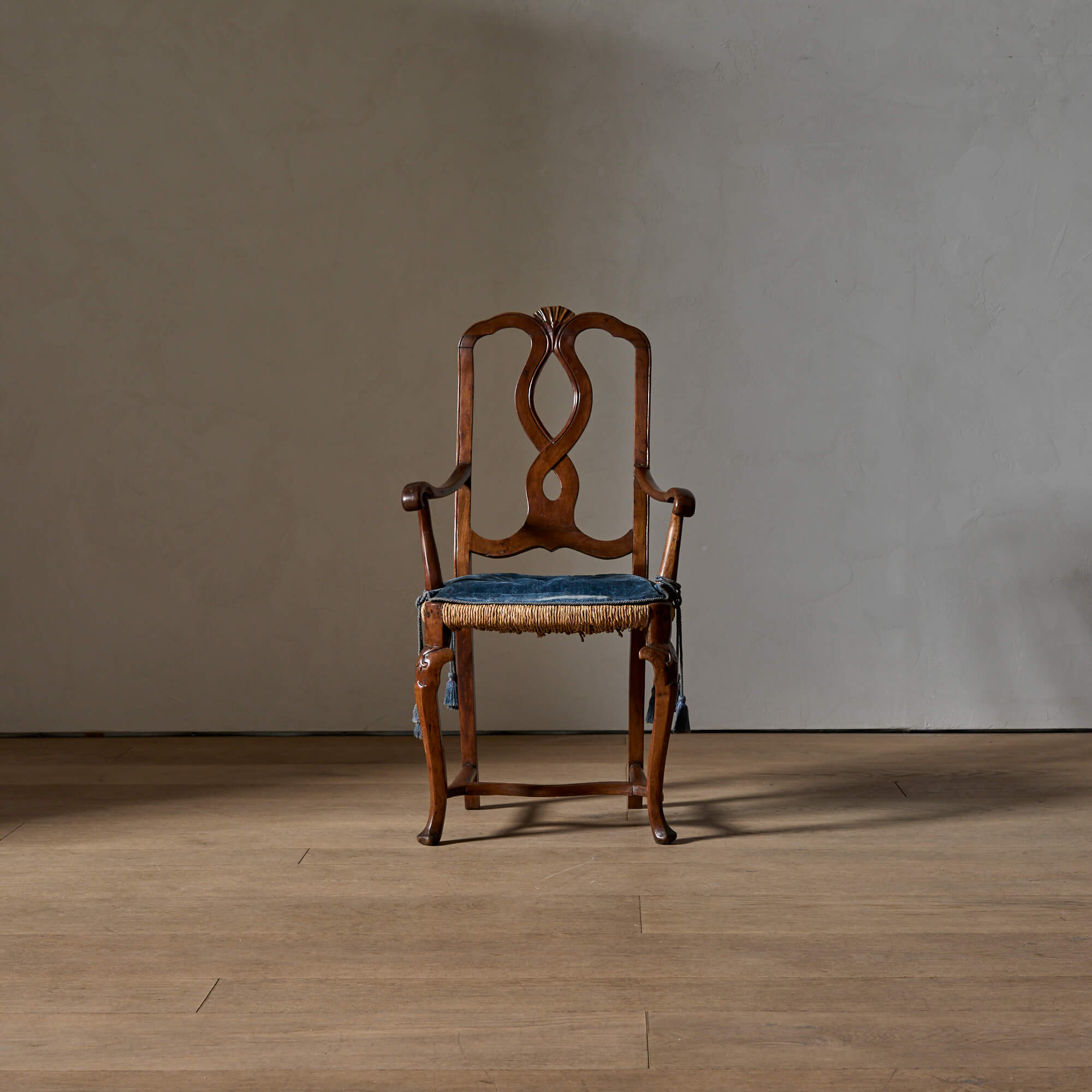 18th Century Carved Venetian Armchair