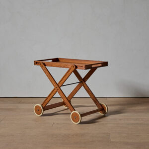 Teak Folding Bar Cart by JENS HARALD QUISTGAARD