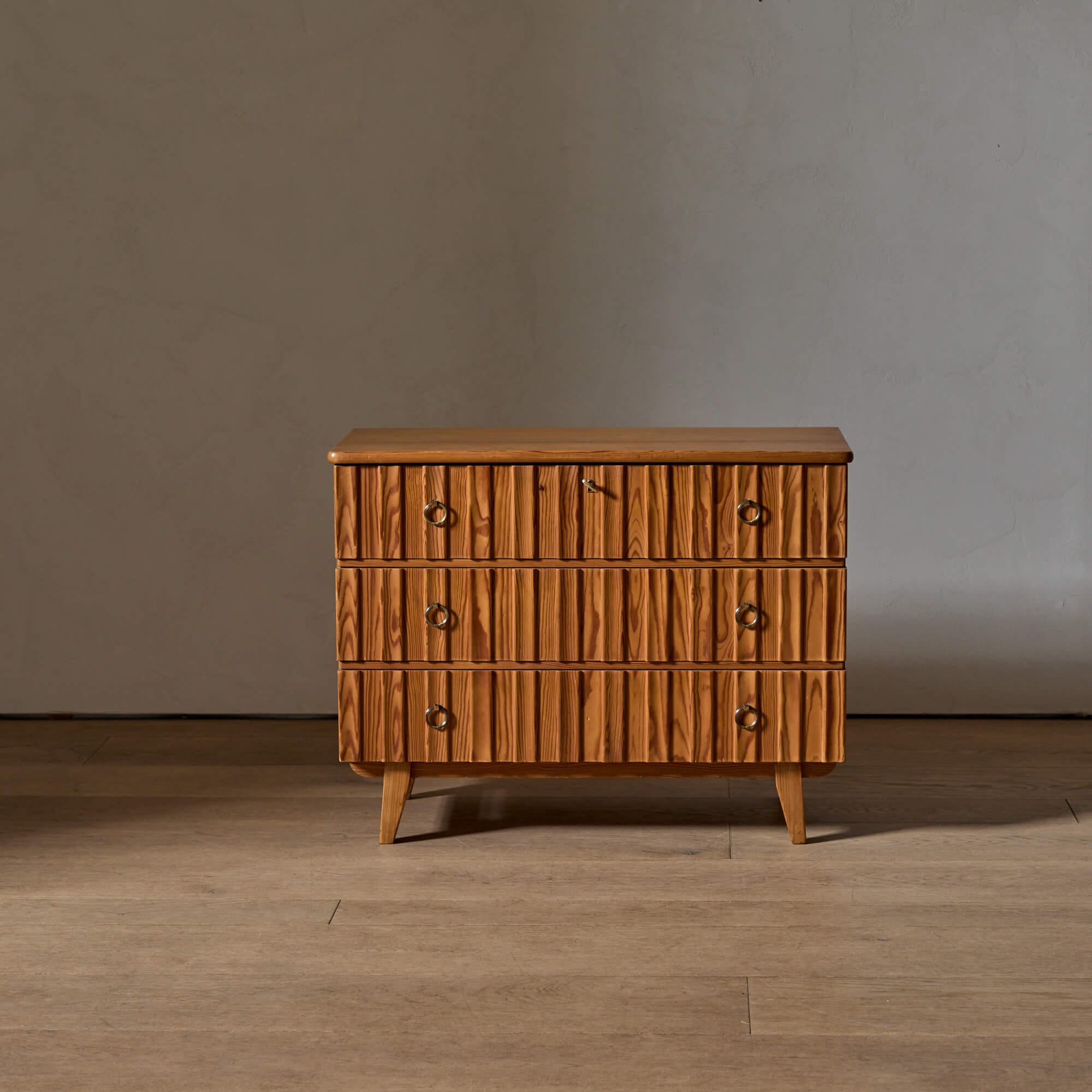 Svensk Fur Chest of Drawers by Göran Malmvall