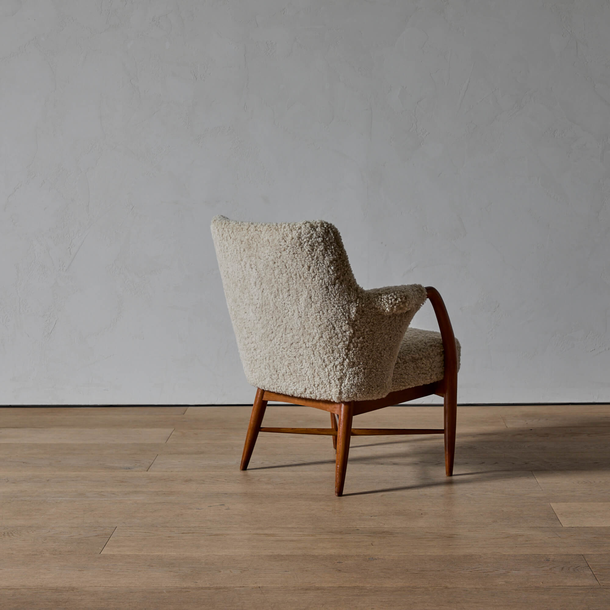 Shearling-covered Armchair by Carin Bryggman - Image 5