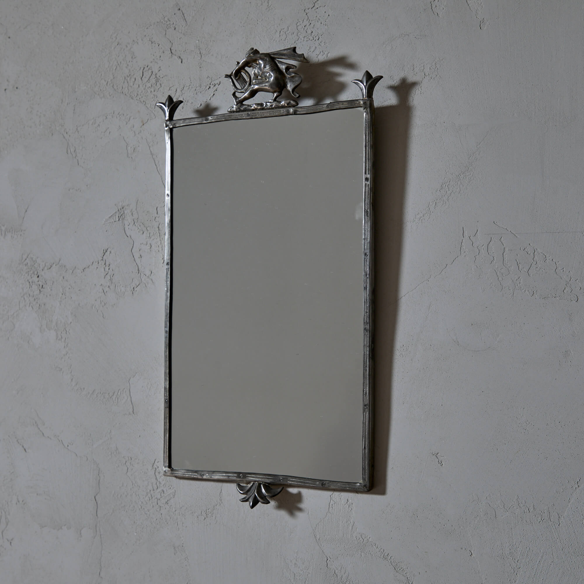 Rare Pewter Mirror by Ellen Victoria Kajerdt - Image 3