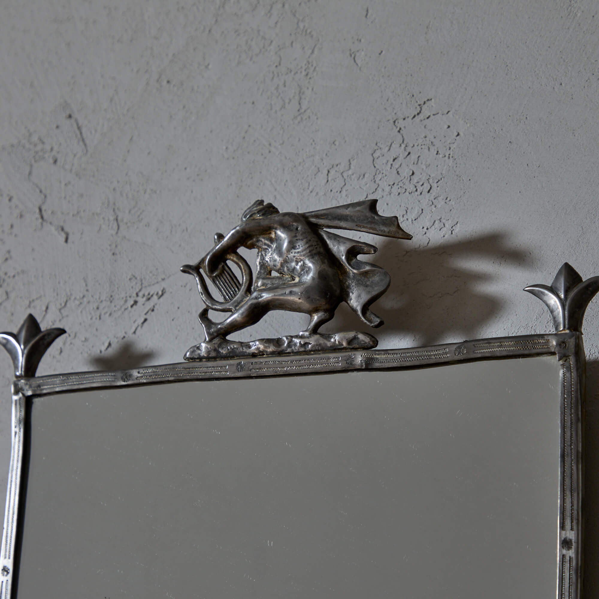 Rare Pewter Mirror by Ellen Victoria Kajerdt - Image 4