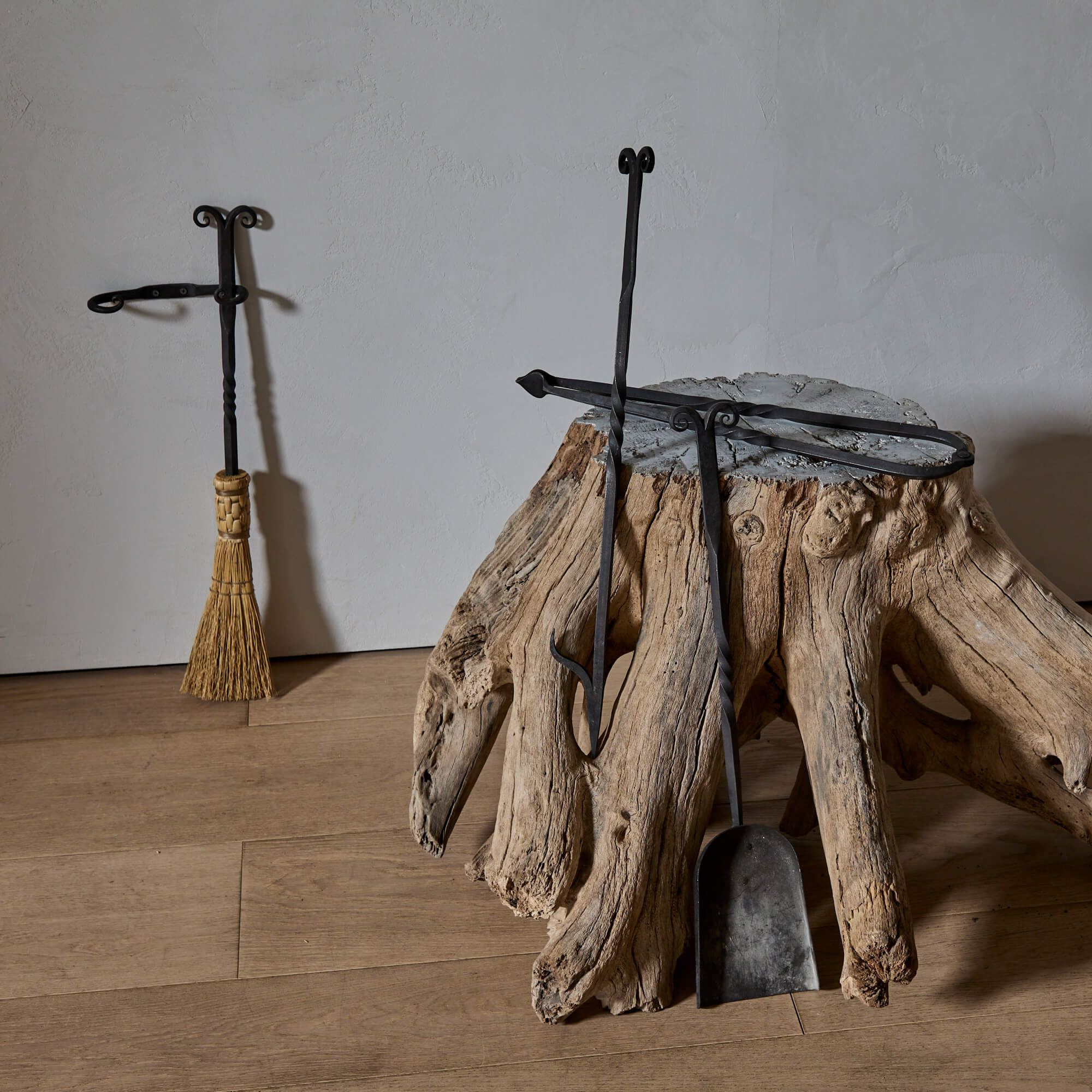 Set of American Wrought Iron Firetools - Image 2