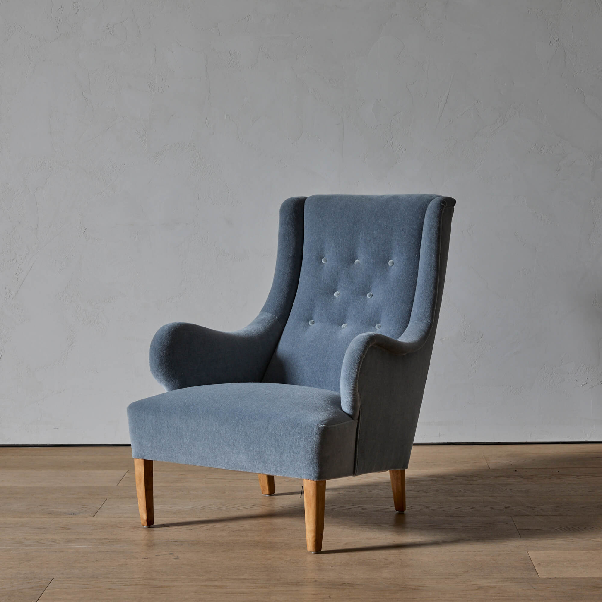 High-Back "Oskar" Chair by Carl Malmsten