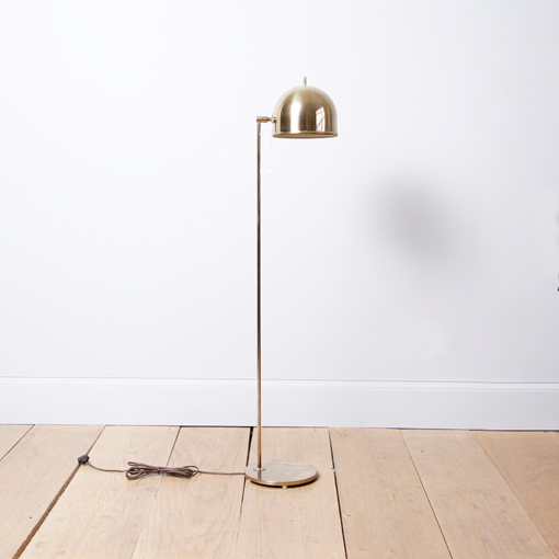 Bergboms Brass Domed Floor Lamp