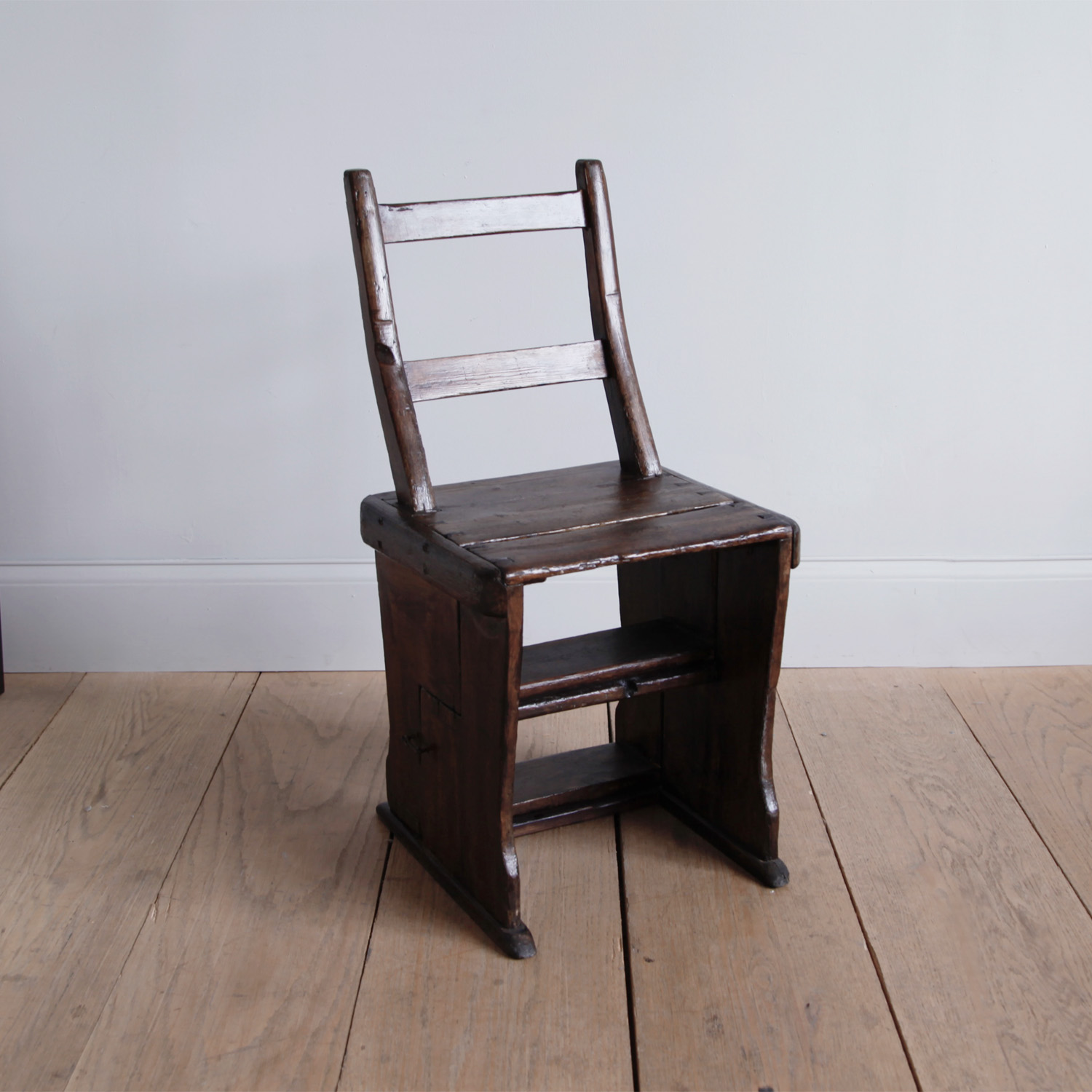 19th century Belgian Metamorphic Library Chair