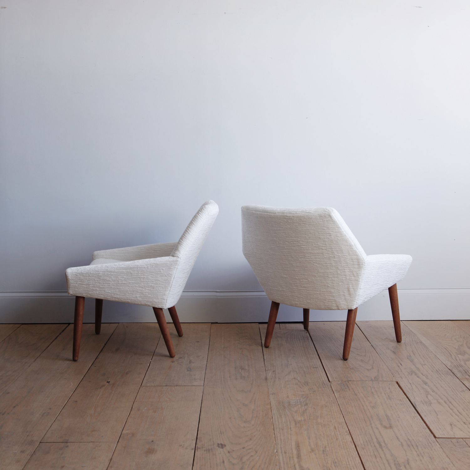 Pair of Danish Modern Lounge Chairs by Poul Thorsbjerg Jensen