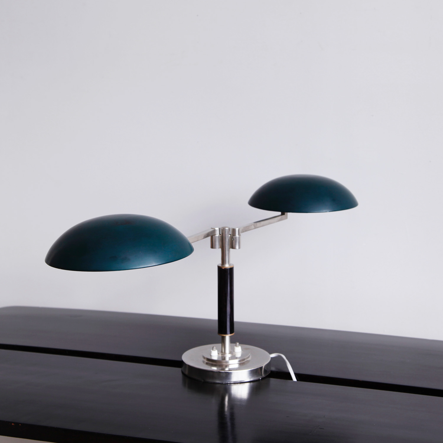Modernist Swedish Dual Light Work Lamp